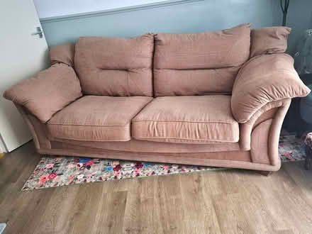 Photo of free 3 seater sofa & matching armchair (Landrake) #1