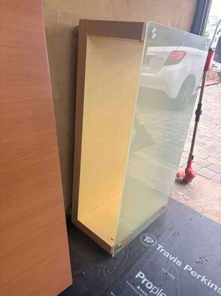 Photo of free Coffee table wooden / glass top (Peacehaven, BN10 8) #1