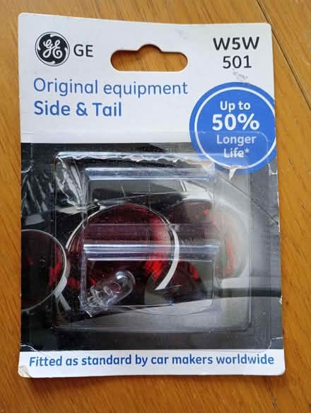 Photo of free Car side/tail light bulb W5W 501 (Welling DA16) #1
