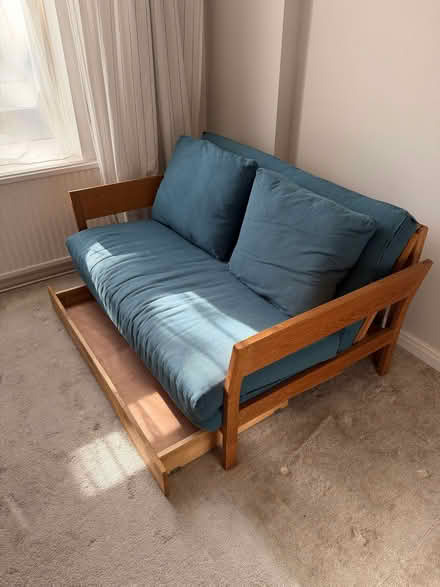 Photo of free Two-seater tri-fold futon sofabed (Hove Station area BN3) #2