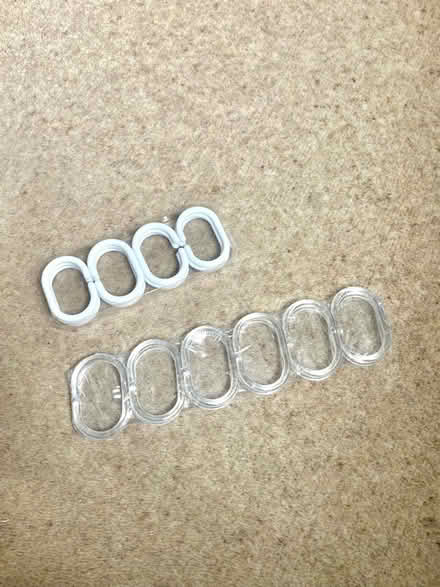 Photo of free Shower curtain hooks (Hertford Heath SG13) #1