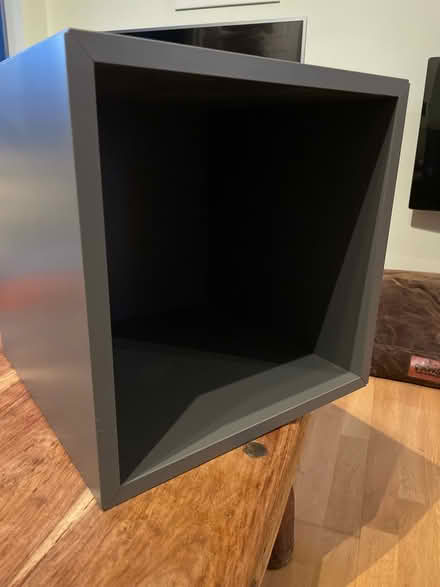 Photo of free Grey cube shaped shelf (Chessington KT9) #2
