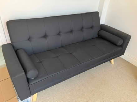 Photo of free Solid Oak Double bed frame(no mattress) (Greenwich SE10) #1
