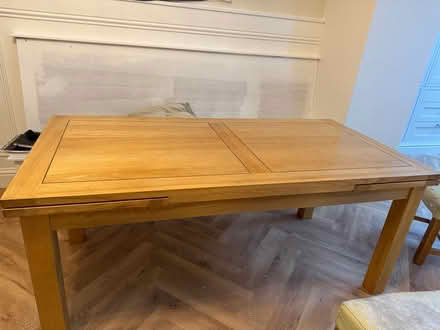 Photo of free Solid Oak Dining Table (Renfrew) #2
