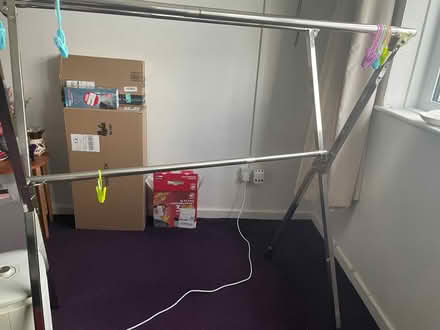 Photo of free Stainless Steel extending clothes Airer (Buckland TQ12) #2