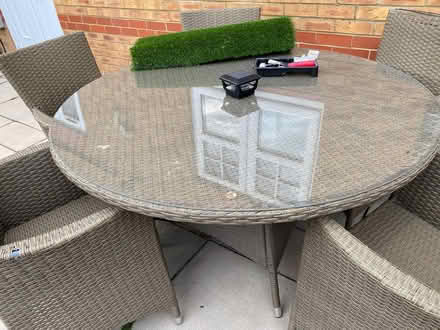 Photo of free Garden table and 5 chairs (Sutton sm39qd) #1
