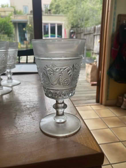 Photo of free Cut glass goblets (North Berkeley) #1