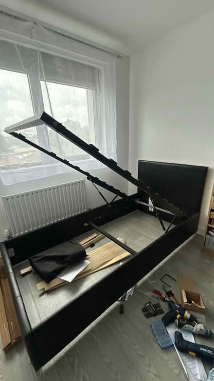 Photo of free Single leather bed (Caledonian Road N7) #1