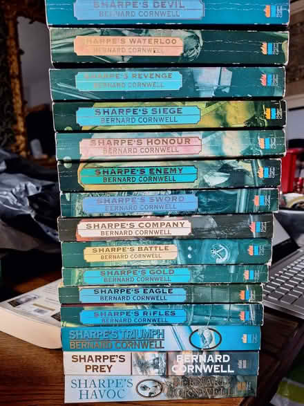 Photo of free 19 Sharpe books by Bernard Cornwell (South Green CM11) #1