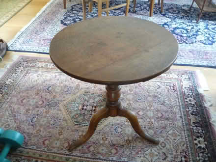 Photo of free Round wooden coffee table, (Great Asby CA16) #1