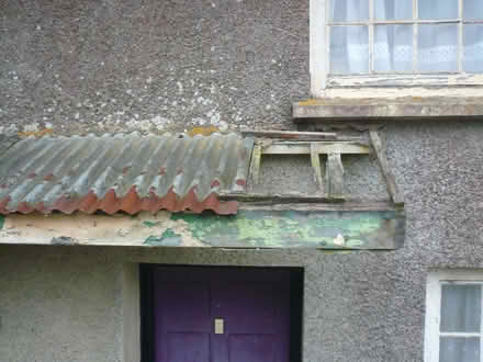 Photo of Small piece if corrugated steel roofing sheet (Polperro PL13) #1