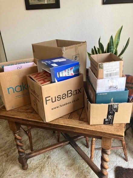 Photo of free 12 cardboard boxes - M/head River Area (Maidenhead SL6) #1