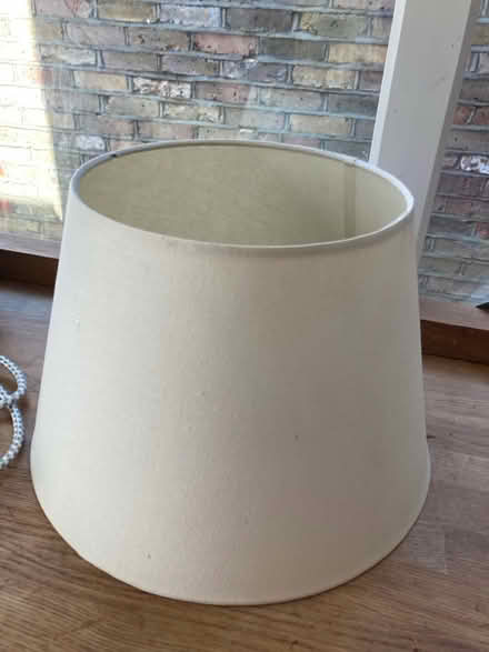 Photo of free Cream Lampshade (upcycle/repair) (Wooburn Green, HP10) #1