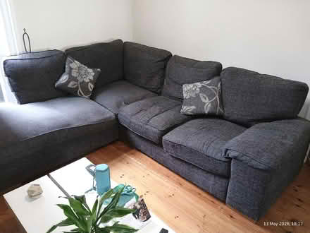 Photo of free Grey corner sofa (New Cross SE14) #1