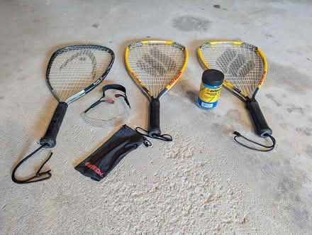 Photo of free Racquetball Set (New Paltz) #1
