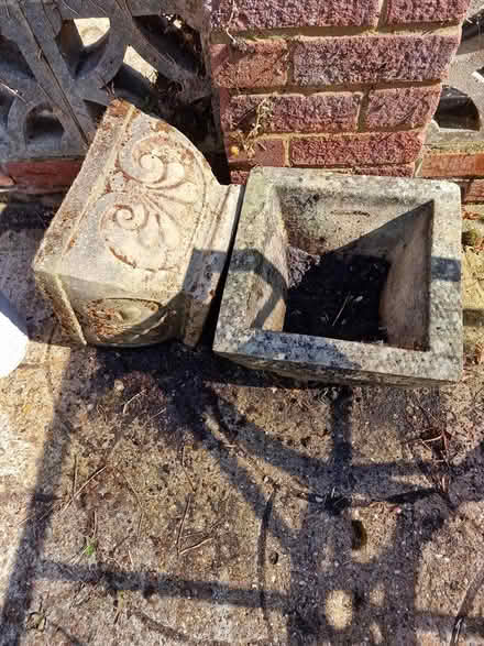 Photo of free Two concrete pots (DA13) #1