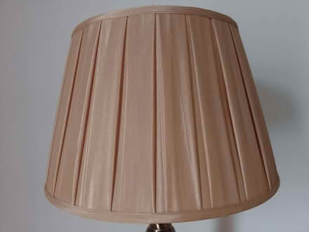 Photo of free Beige silk lampshade (Ravenscourt Park W6) #3