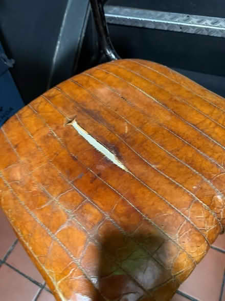 Photo of free 2 vintage leather chairs (WC2E) #3