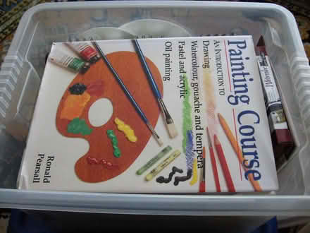 Photo of free Plastic Tub of Art Supplies for Children over Summer Holiday (Coppull PR7) #2