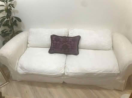 Photo of free Shabby chic ornate brocade sofa (W7) #1