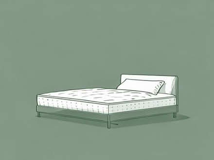 Photo of mattress and bed frame (Gorbals G5) #1