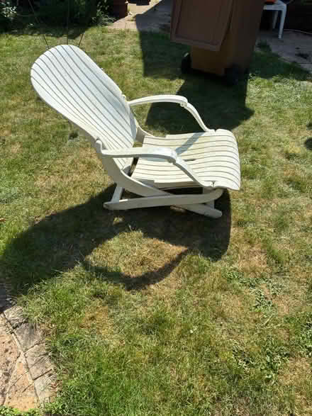Photo of free 4 Allibert white heavy duty chairs (Chelmer Village CM2) #3