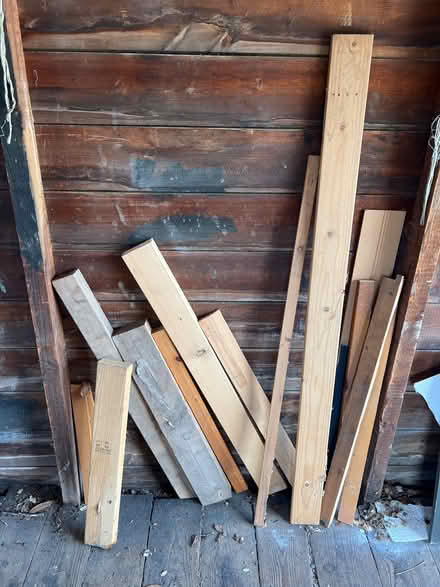 Photo of free Wood noggins, chipboard squares, bannister rail, etc (Oldfield Park BA2) #1