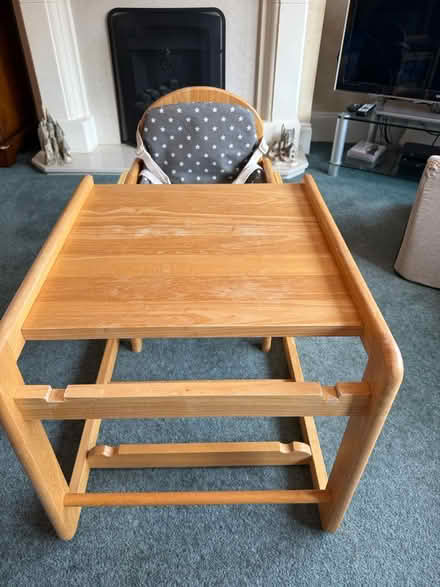 Photo of free Wooden high chair (Bexleyheath) #2