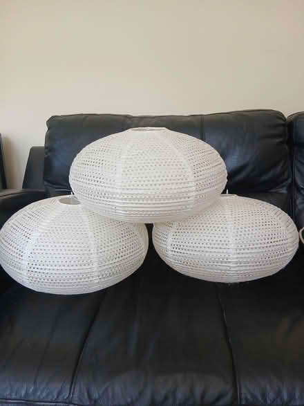 Photo of free 3 Ikea paper ceiling lampshades (Petersfield, GU32) #1
