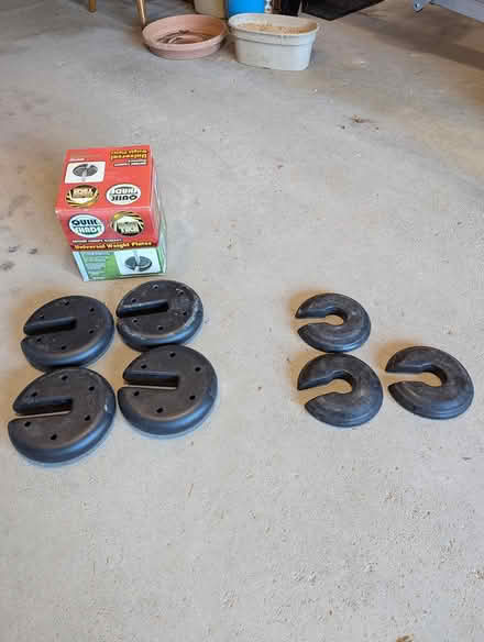 Photo of free Outdoor Canopy/Furniture Weights (New Paltz) #1