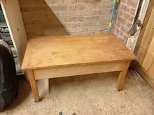 Photo of free Antique Pine coffee table (Tittleshall PE32) #2
