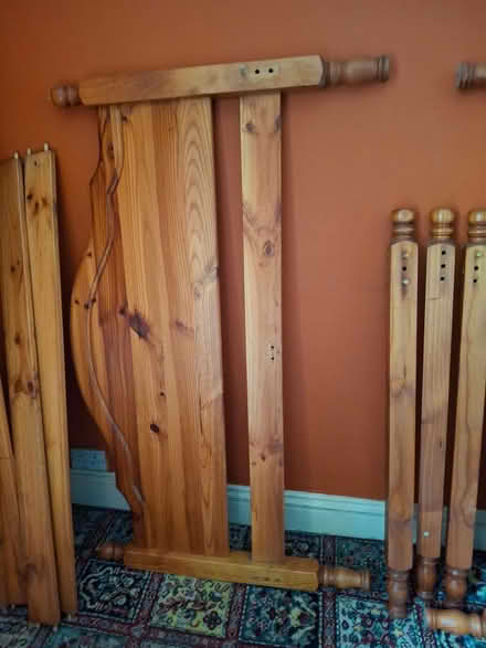 Photo of free Four Poster 4 ft bed, some damage (Dublin 6w) #2