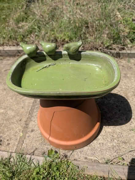 Photo of free Ceramic bird bath (Abingdon, OX14 3TD) #3