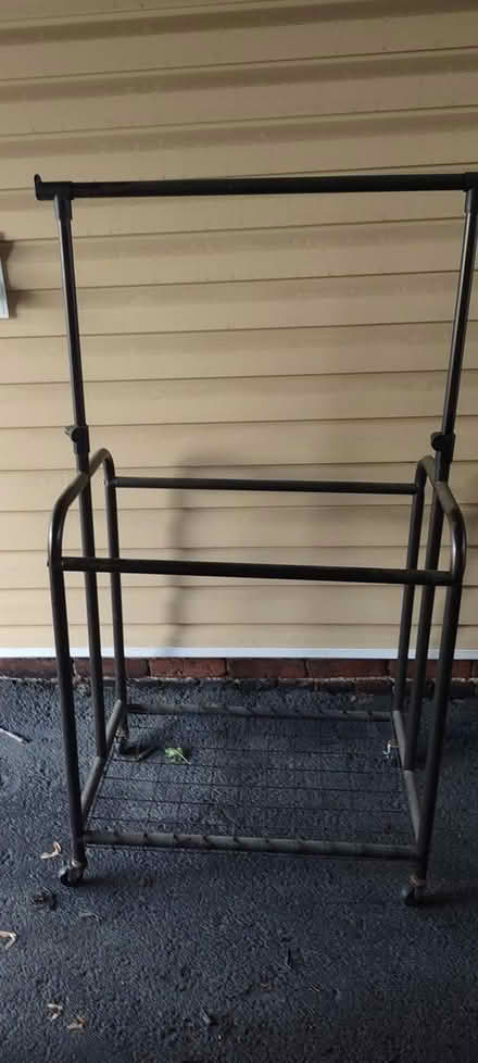 Photo of free Metal clothes rack (Everett) #2