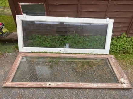 Photo of free 2 glass doors, one double glazed upvc with keys, one wooden (Bishopston BS7) #1