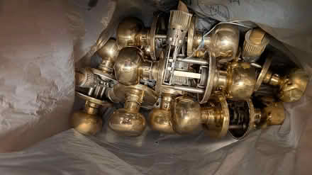 Photo of free 7 complete brass door knobs (Barrhaven) #1