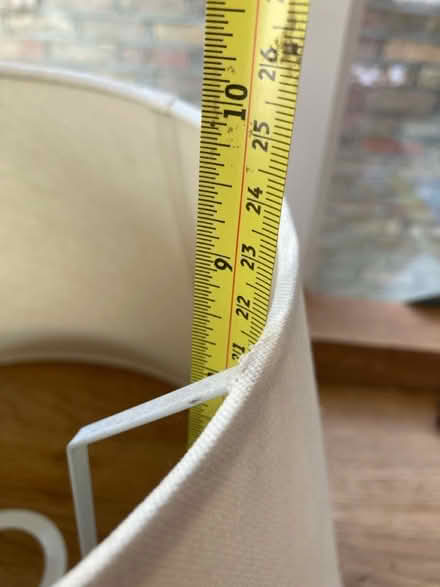 Photo of free Cream Lampshade (upcycle/repair) (Wooburn Green, HP10) #4