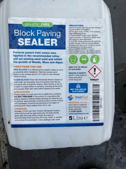 Photo of free Sandstone patio sealer (G14) #2