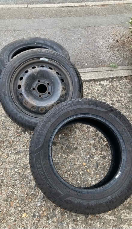 Photo of free 3 van tyres (Shaw RG14) #1
