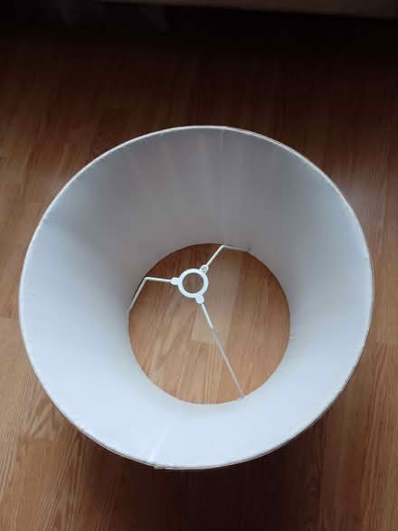 Photo of free Beige silk lampshade (Ravenscourt Park W6) #2