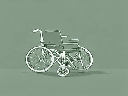 Photo of A lightweight collapsible wheelchair (Sunnyside RH19) #1