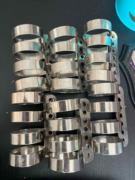 Photo of free 6 stainless steel napkin holders (Lavender Hill SW11) #1