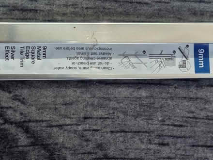 Photo of free Silver colour metal tile trim (Emerson Valley MK4) #2