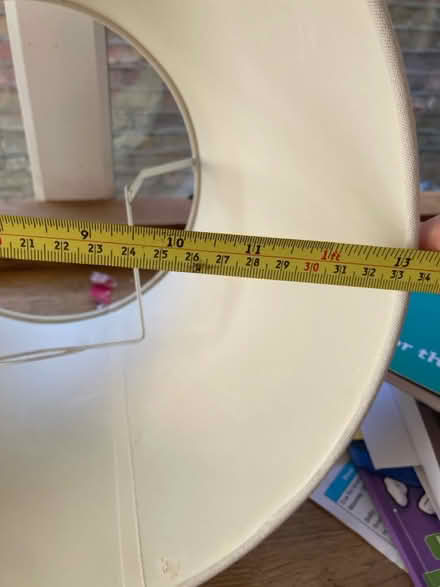 Photo of free Cream Lampshade (upcycle/repair) (Wooburn Green, HP10) #2