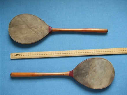 Photo of free Two small double-sided hand drums on sticks (Orton CA10) #1