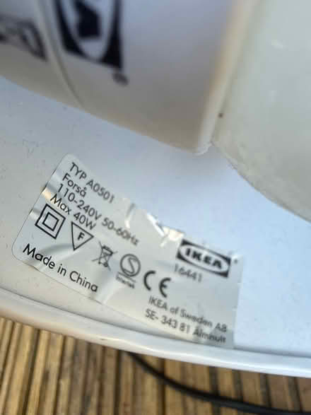 Photo of free Desk lamp chrome (SE20) #2