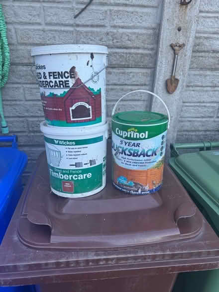 Photo of free Fence Paint Brown (Farnborough GU14) #1