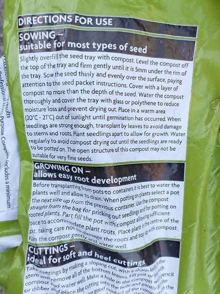 Photo of free COMPOST - 1/2 a bag of Compost (Wolverhampton (WV10)) #4