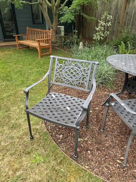 Photo of free Patio table and 4 chairs (San Rafael-- Bret Harte) #2