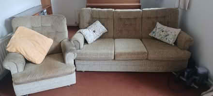 Photo of free Sofa bed and two armchairs (AB31) #1